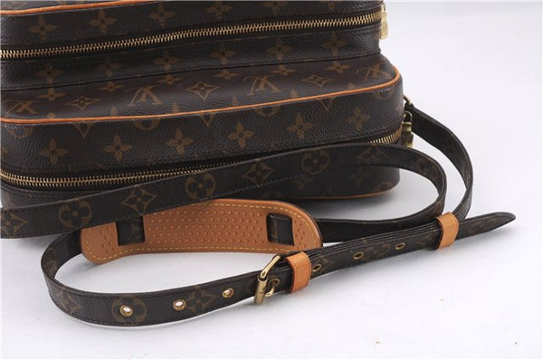 Authentic Louis Vuitton Monogram Nile Shoulder Cross Body Bag M45244 LV 9320E