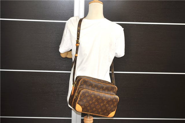 Authentic Louis Vuitton Monogram Nile Shoulder Cross Body Bag M45244 LV 9320E