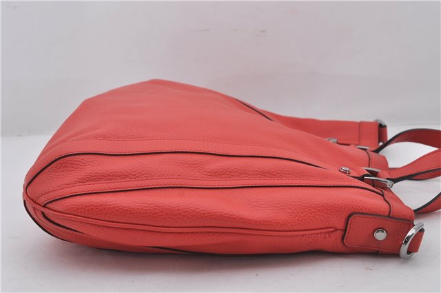 Authentic GUCCI Vintage Abbey 2Way Shoulder Tote Bag Leather 268641 Red 9321E