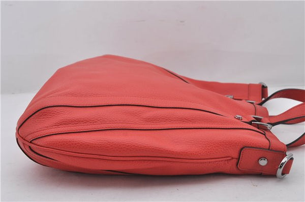 Authentic GUCCI Vintage Abbey 2Way Shoulder Tote Bag Leather 268641 Red 9321E