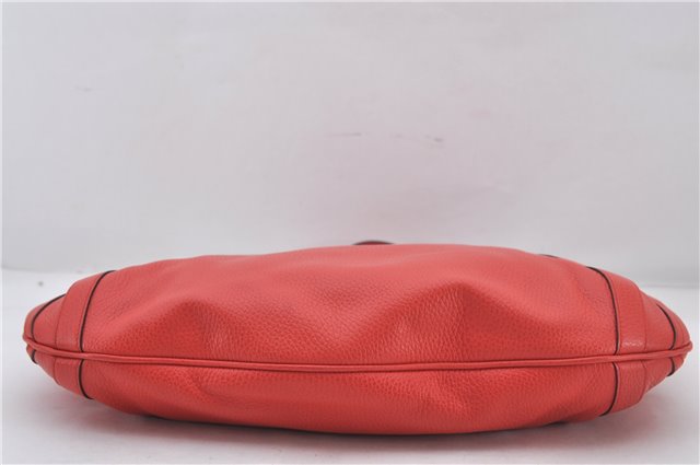 Authentic GUCCI Vintage Abbey 2Way Shoulder Tote Bag Leather 268641 Red 9321E