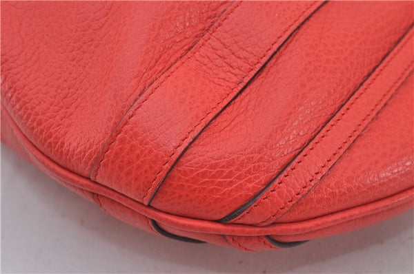 Authentic GUCCI Vintage Abbey 2Way Shoulder Tote Bag Leather 268641 Red 9321E