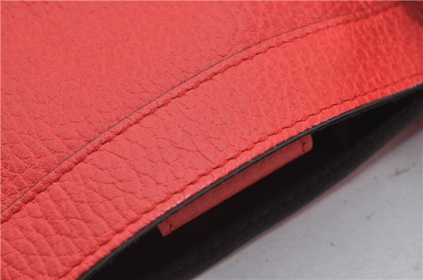 Authentic GUCCI Vintage Abbey 2Way Shoulder Tote Bag Leather 268641 Red 9321E