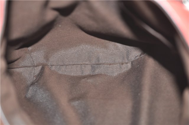 Authentic GUCCI Vintage Abbey 2Way Shoulder Tote Bag Leather 268641 Red 9321E