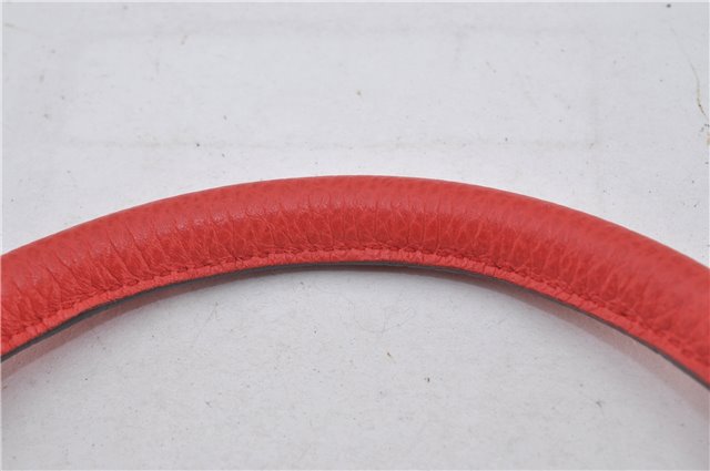 Authentic GUCCI Vintage Abbey 2Way Shoulder Tote Bag Leather 268641 Red 9321E