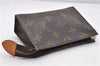 Auth Louis Vuitton Monogram Poche Toilette 15 Cosmetics Pouch M47546 Junk 9322C