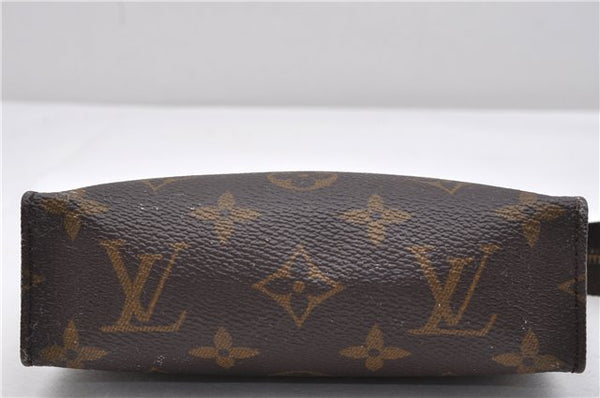 Auth Louis Vuitton Monogram Poche Toilette 15 Cosmetics Pouch M47546 Junk 9322C