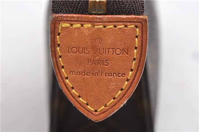 Auth Louis Vuitton Monogram Poche Toilette 15 Cosmetics Pouch M47546 Junk 9322C