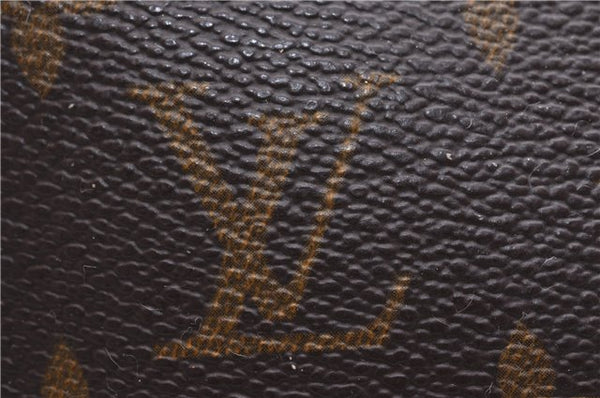 Auth Louis Vuitton Monogram Poche Toilette 15 Cosmetics Pouch M47546 Junk 9322C