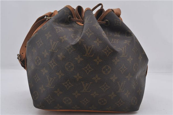 Authentic Louis Vuitton Monogram Petit Noe Shoulder Bag M42226 LV 9322D