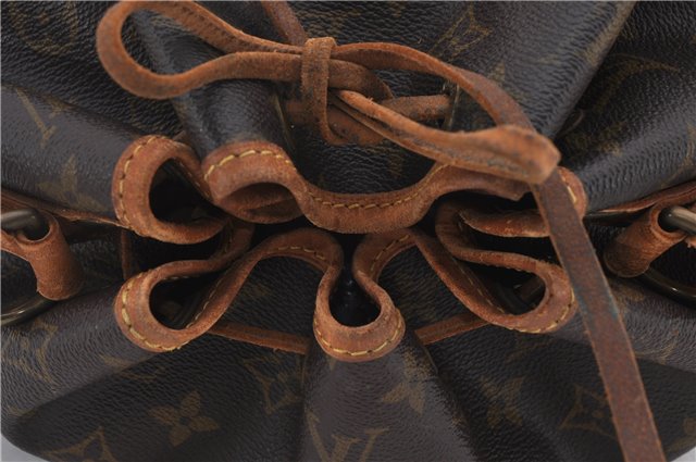 Authentic Louis Vuitton Monogram Petit Noe Shoulder Bag M42226 LV 9322D