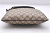 Authentic GUCCI Shoulder Cross Body Bag Purse GG PVC Leather 257246 Brown 9322E