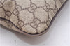 Authentic GUCCI Shoulder Cross Body Bag Purse GG PVC Leather 257246 Brown 9322E