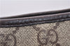 Authentic GUCCI Shoulder Cross Body Bag Purse GG PVC Leather 257246 Brown 9322E