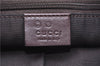 Authentic GUCCI Shoulder Cross Body Bag Purse GG PVC Leather 257246 Brown 9322E