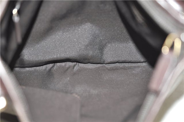 Authentic GUCCI Shoulder Cross Body Bag Purse GG PVC Leather 257246 Brown 9322E