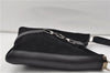 Authentic GUCCI Shoulder Cross Body Bag Purse Suede Leather Black 9323D