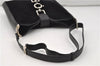 Authentic GUCCI Shoulder Cross Body Bag Purse Suede Leather Black 9323D