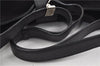 Authentic GUCCI Shoulder Cross Body Bag Purse Suede Leather Black 9323D