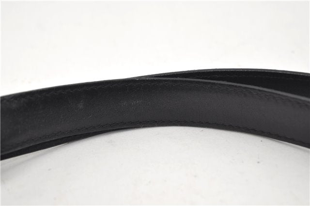 Authentic GUCCI Shoulder Cross Body Bag Purse Suede Leather Black 9323D