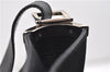 Authentic GUCCI Shoulder Cross Body Bag Purse Suede Leather Black 9323D