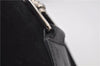 Authentic GUCCI Shoulder Cross Body Bag Purse Suede Leather Black 9323D