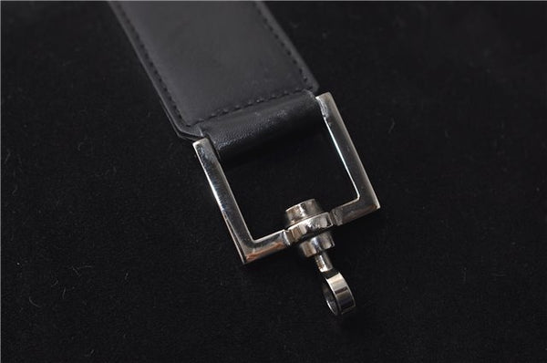 Authentic GUCCI Shoulder Cross Body Bag Purse Suede Leather Black 9323D