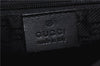 Authentic GUCCI Shoulder Cross Body Bag Purse Suede Leather Black 9323D