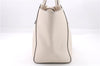 Authentic GUCCI Swing Medium Shoulder Tote Bag Leather 354408 Ivory 9323E