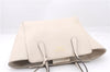 Authentic GUCCI Swing Medium Shoulder Tote Bag Leather 354408 Ivory 9323E