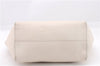 Authentic GUCCI Swing Medium Shoulder Tote Bag Leather 354408 Ivory 9323E