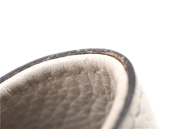 Authentic GUCCI Swing Medium Shoulder Tote Bag Leather 354408 Ivory 9323E