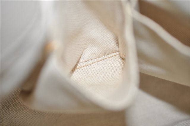 Authentic GUCCI Swing Medium Shoulder Tote Bag Leather 354408 Ivory 9323E