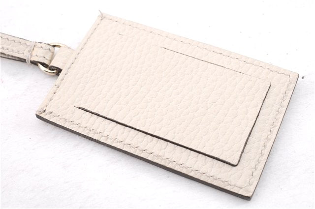 Authentic GUCCI Swing Medium Shoulder Tote Bag Leather 354408 Ivory 9323E