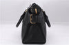 Authentic BURBERRY Vintage Leather 2Way Shoulder Hand Bag Black 9325E