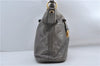 Authentic PRADA Leather 2Way Shoulder Tote Bag Gray 9326D