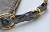 Authentic PRADA Leather 2Way Shoulder Tote Bag Gray 9326D