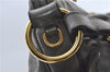 Authentic PRADA Leather 2Way Shoulder Tote Bag Gray 9326D