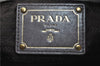 Authentic PRADA Leather 2Way Shoulder Tote Bag Gray 9326D