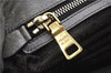 Authentic PRADA Leather 2Way Shoulder Tote Bag Gray 9326D