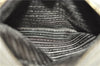 Authentic PRADA Leather 2Way Shoulder Tote Bag Gray 9326D