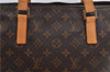 Authentic Louis Vuitton Monogram Cabas Mezzo Shoulder Tote Bag M51151 LV 9326E