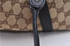 Authentic GUCCI Shoulder Tote Bag GG Canvas Leather 232957 Brown Black 9327D