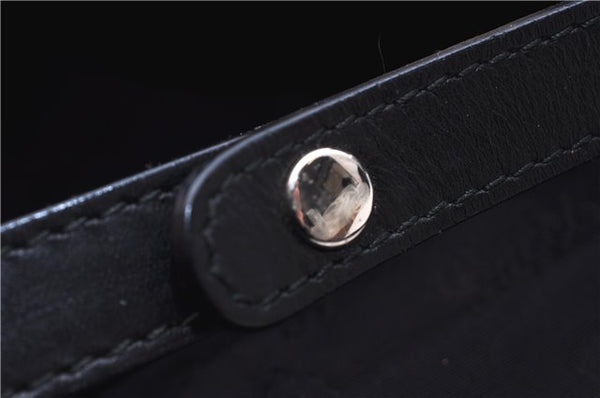 Authentic GUCCI Shoulder Tote Bag GG Canvas Leather 232957 Brown Black 9327D