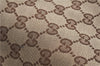 Authentic GUCCI Shoulder Tote Bag GG Canvas Leather 232957 Brown Black 9327D