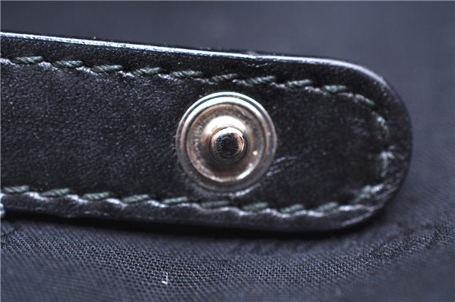 Authentic GUCCI Shoulder Tote Bag GG Canvas Leather 232957 Brown Black 9327D