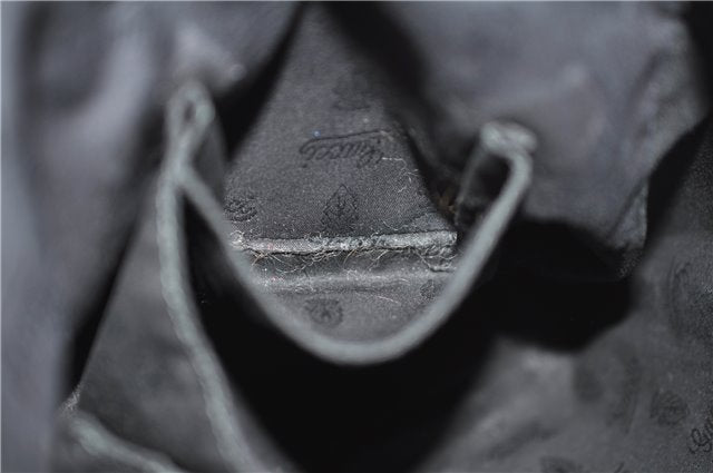 Authentic GUCCI Shoulder Tote Bag GG Canvas Leather 232957 Brown Black 9327D