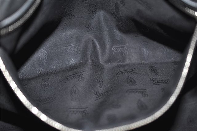 Authentic GUCCI Shoulder Tote Bag GG Canvas Leather 232957 Brown Black 9327D