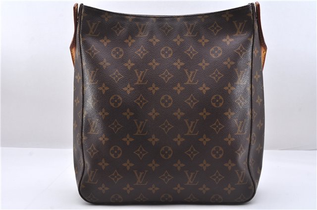 Authentic Louis Vuitton Monogram Looping GM Shoulder Bag M51145 LV 9327E