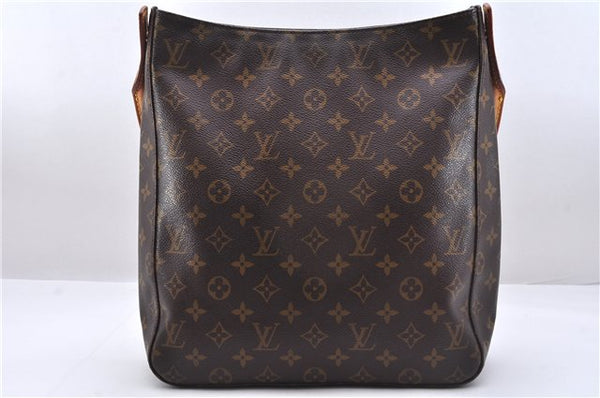 Authentic Louis Vuitton Monogram Looping GM Shoulder Bag M51145 LV 9327E